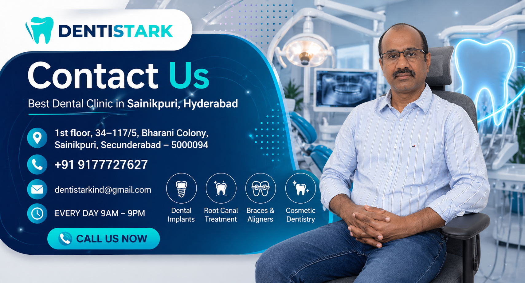 Best dental clinic near me Sainikpuri Secundrabad