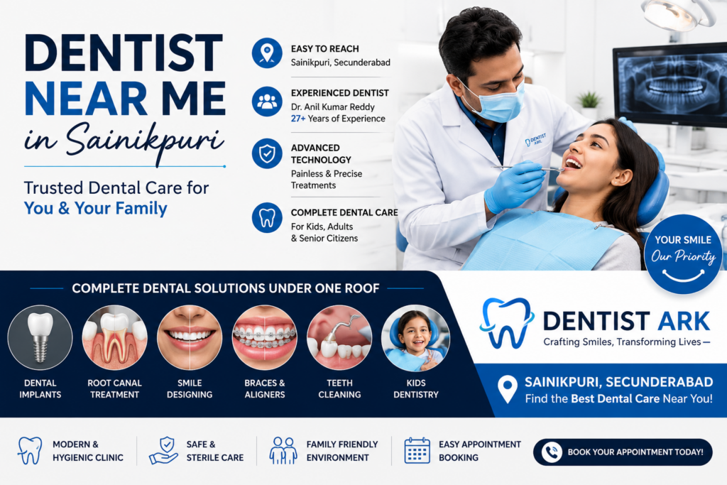Dentist near me in Sainikpuri – Dentist Ark